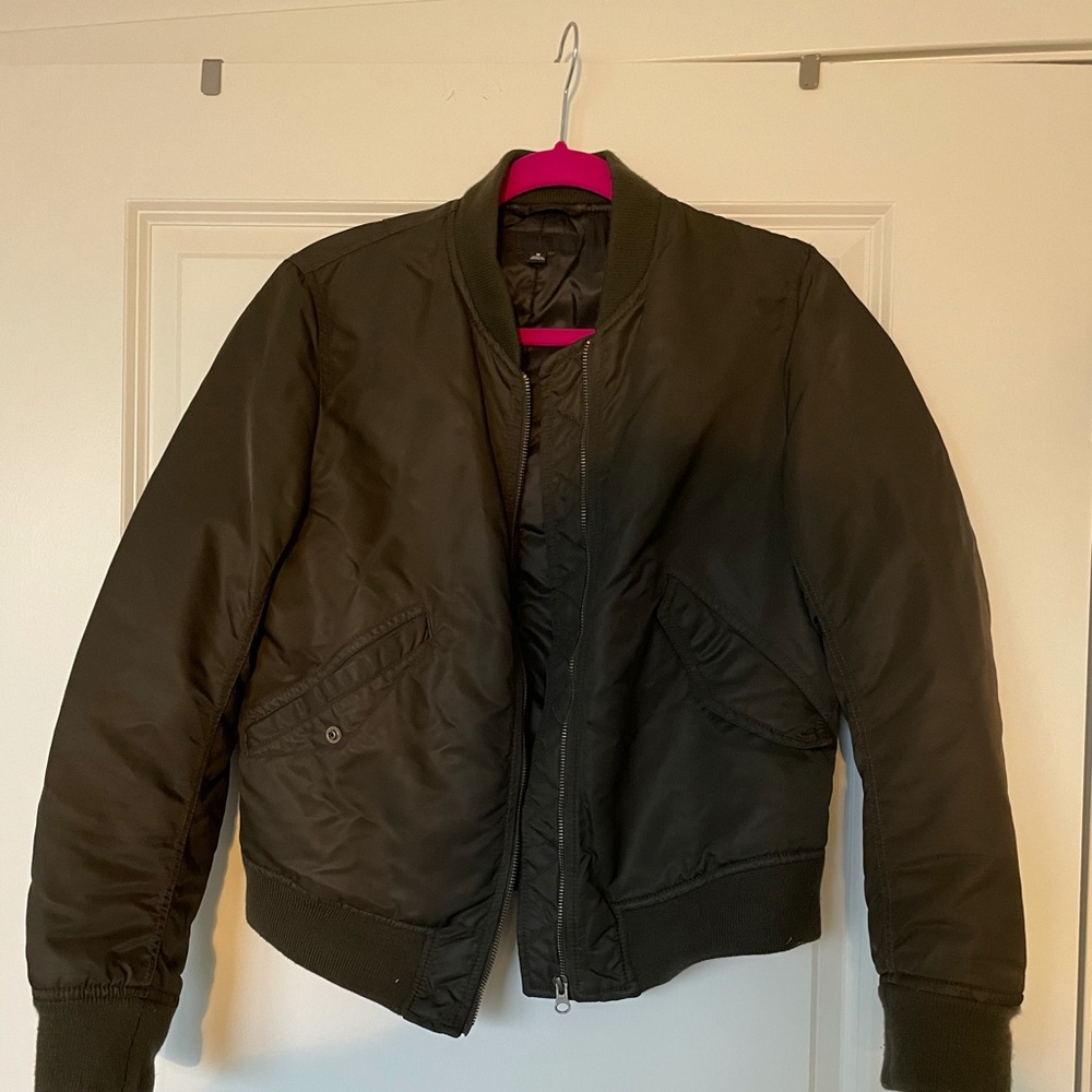 Uniqlo Olive Bomber Jacket